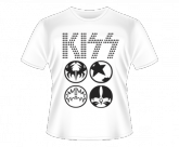Camiseta de Banda - Rock - Kiss